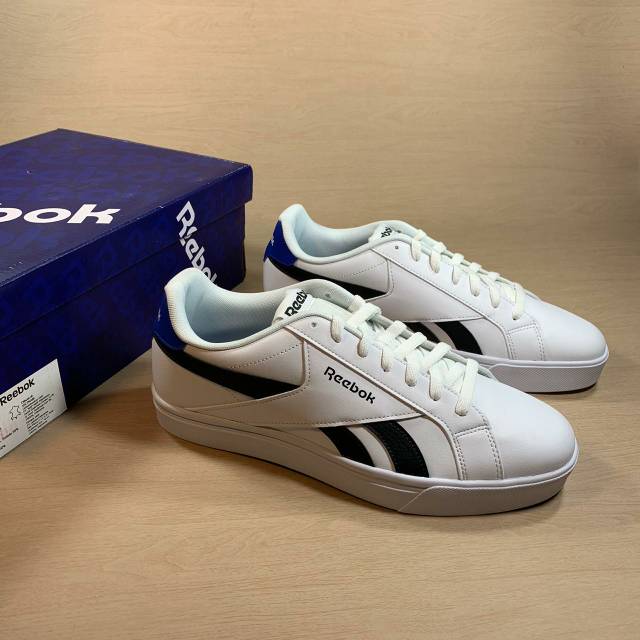 Reebok Royal Complete3Low White/Black/Cool Royal Sepatu