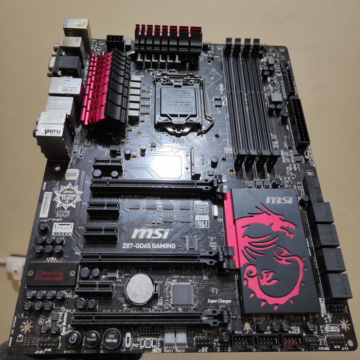 Msi Z87 GD65 Gaming Motherboard 7 Slot Pcie Intel 1155 mobo mb 6