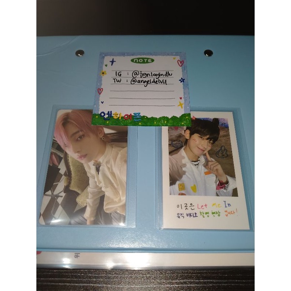 Photocard PC Enhypen Sunoo Scylla Selca Regular TC EN-CONNECT SPC 2 LMI