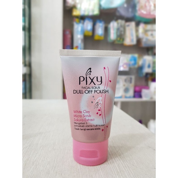 Pixy Facial Scrub Dull-Off Polish 40 g / Sabun Pencuci Muka