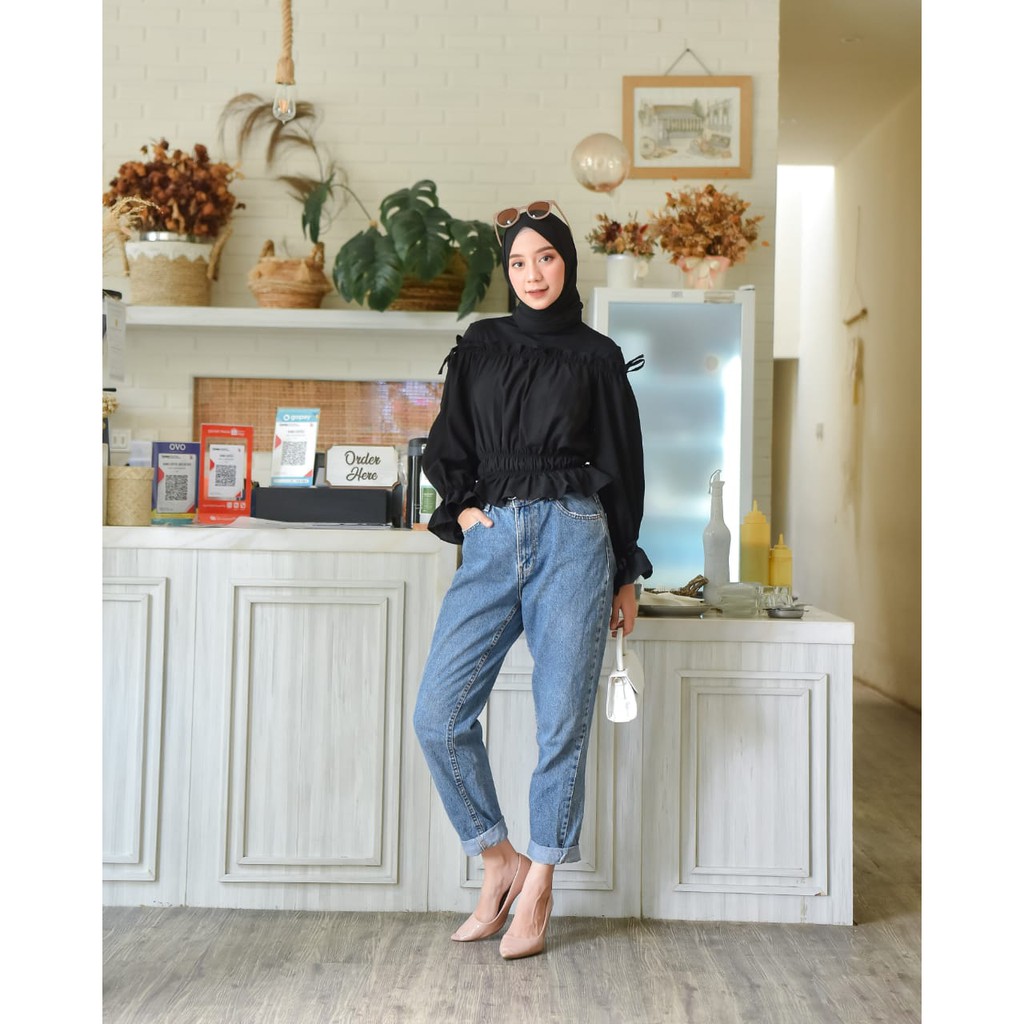 Willy top blouse / atasan blus wanita