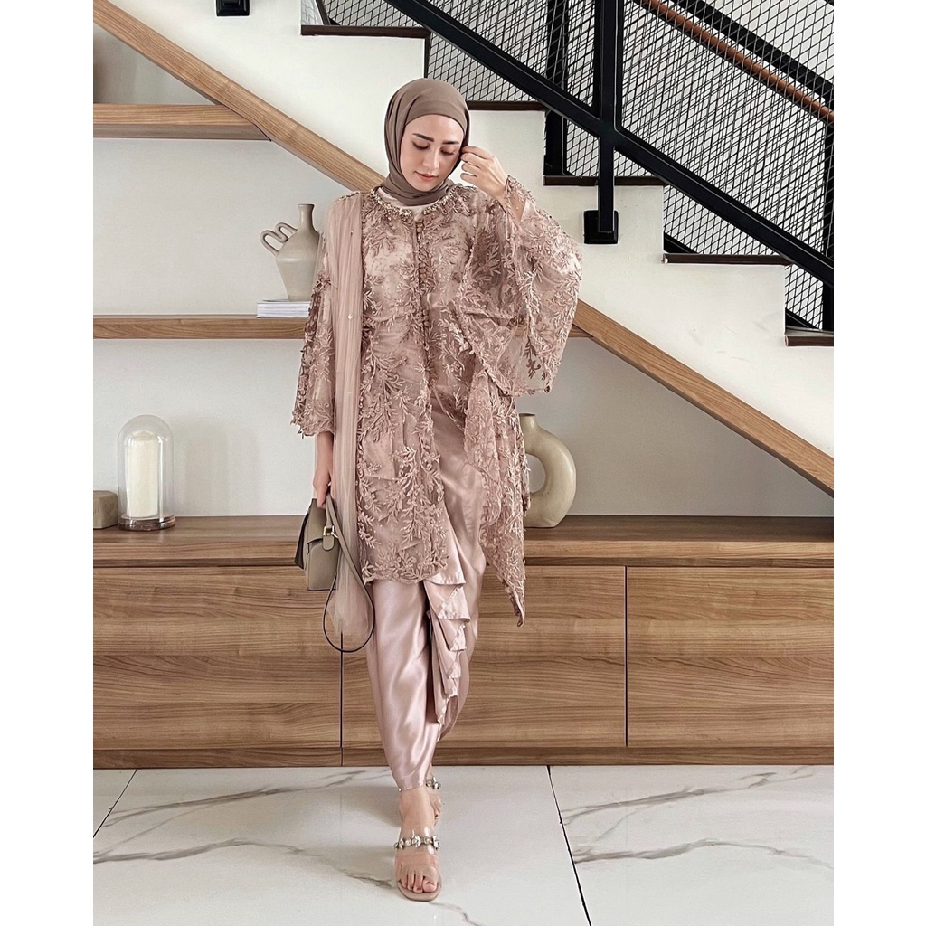 JALEELA - SADIYA TOP (ATASAN ONLY) (INNER INCLUDED)-  (KEBAYA KONDANGAN / MODERN / LAMARAN / WISUDA)