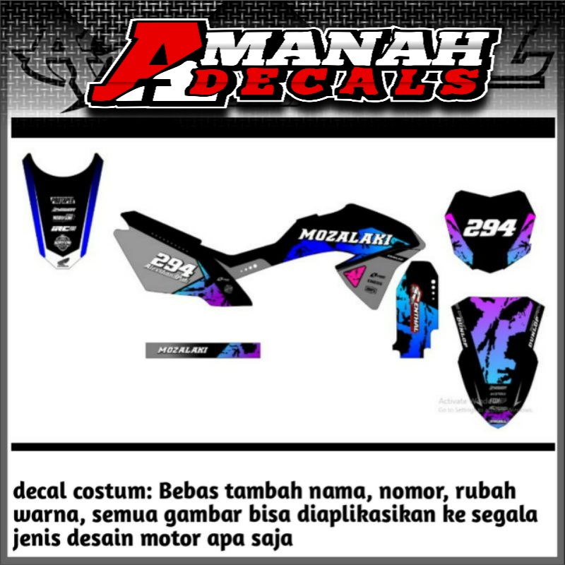 decal KLX HOLOGRAM FULLBODY