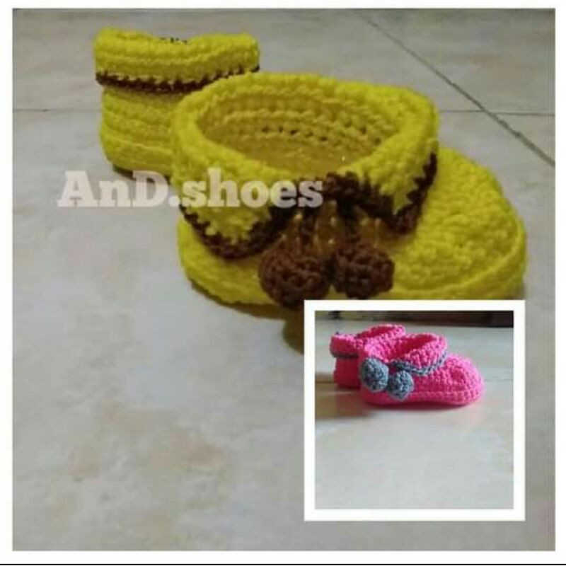 sepatu rajut bayi / sepatu bayi / sepatu rajut