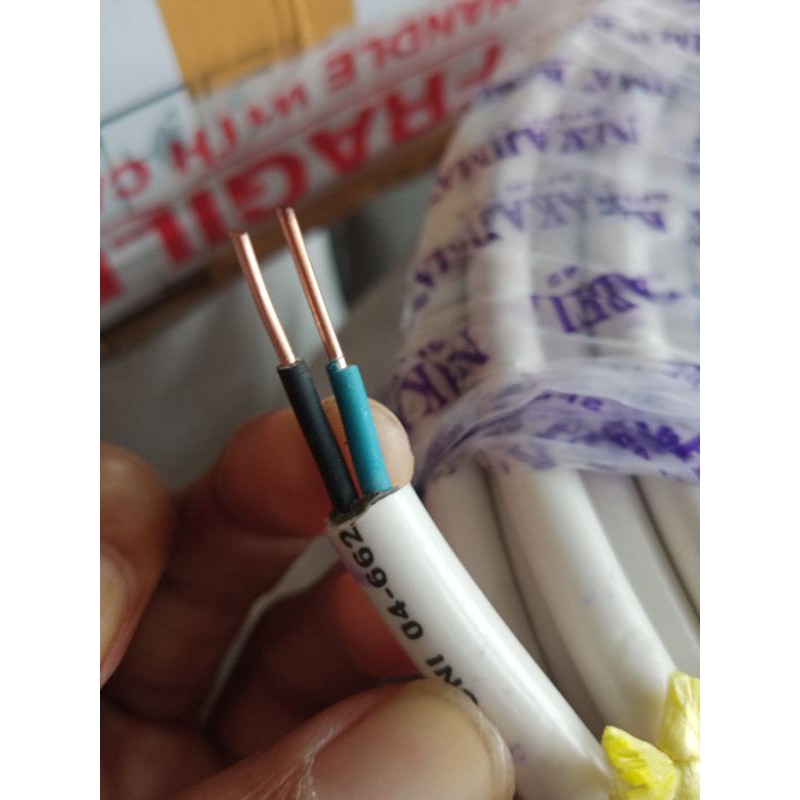 KABEL LISTRIK NYM 2X1,5MM NAKAJIMA KUALITAS ETERNA