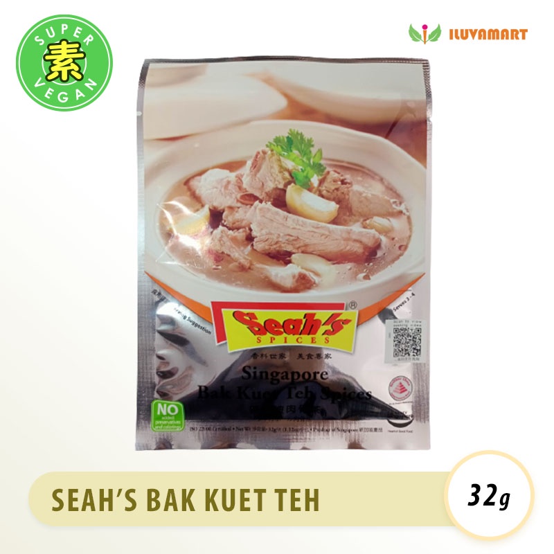 

Seah 's Spices Singapore Bak Kuet Teh Spices 32gr Bumbu Bak Kut Teh