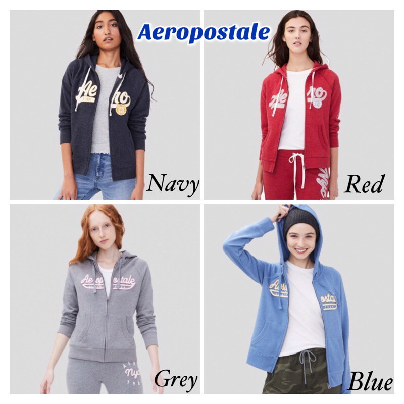 aeropostale zipper hoodie - aeropostale original - hoodie branded