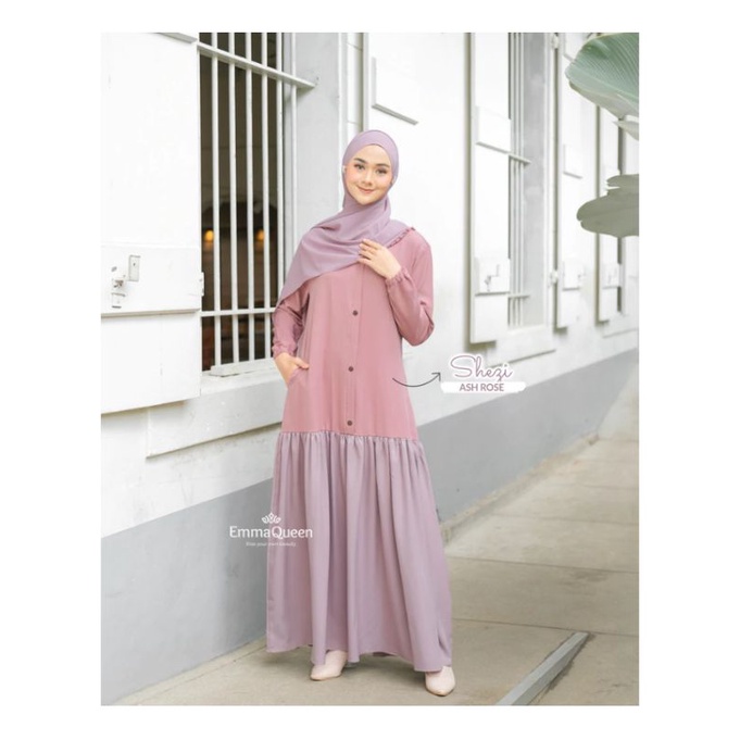 EMMAQUEEN SHEZI DRESS DEWASA GAMIS SIMPLE