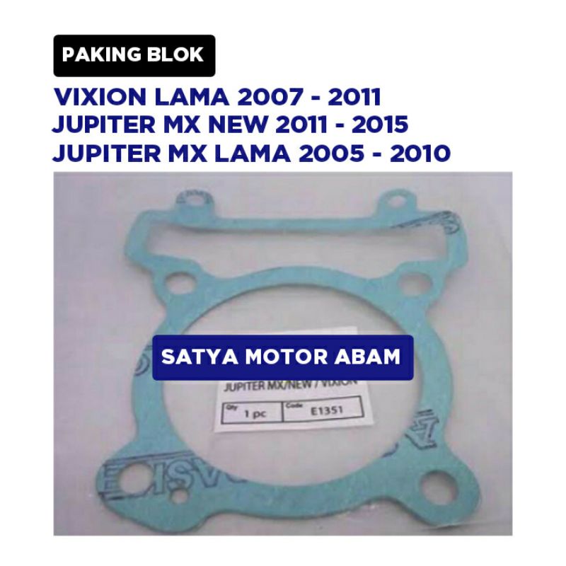 Paking Blok Jupiter MX NEW - JUPITER MX LAMA - Vixion Lama / Boring / Asta