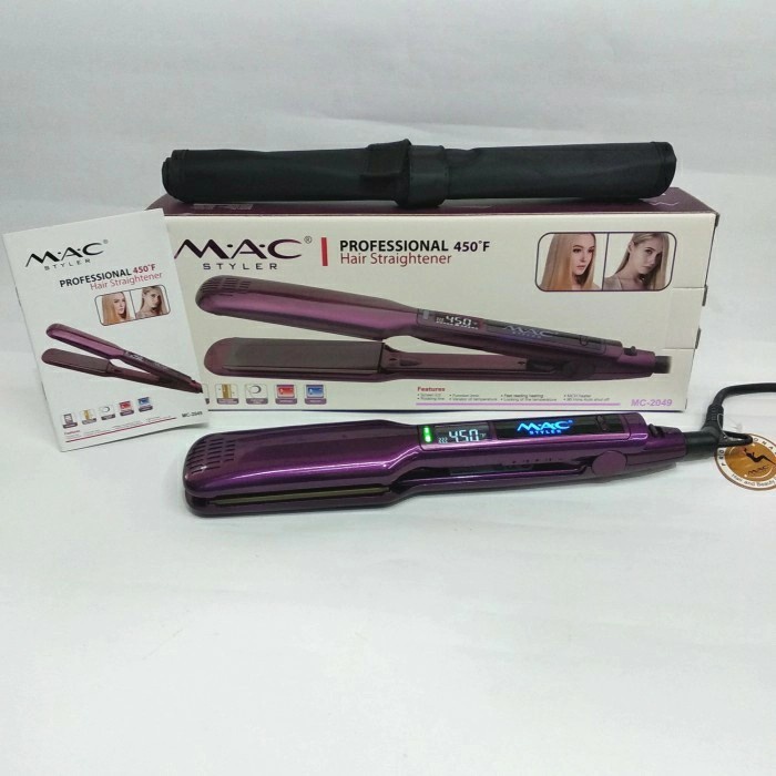 ORIGINAL CATOK SMOOTHING DIJAMIN BAGUS MAC 2049 IONIC STYLER 100% AWET