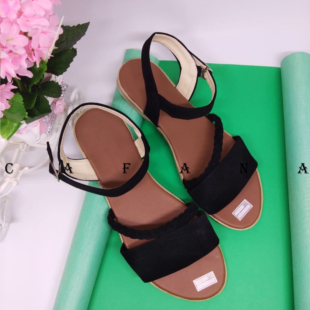 Sandal Wanita Slop Kepang SDL113