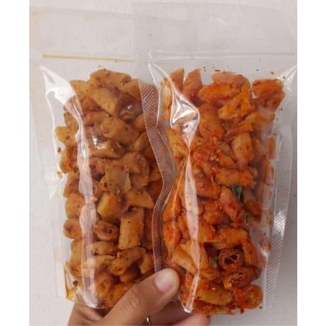 

keripik kulit lumpia gurih renyah