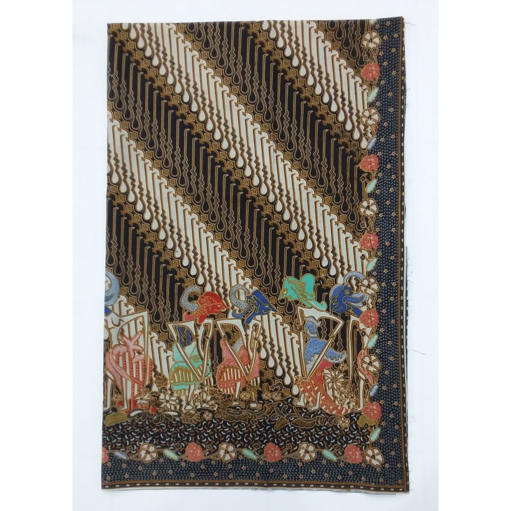 Kain Batik Jarik Selendang Bahan Katun SJ 115 Parang Wayang