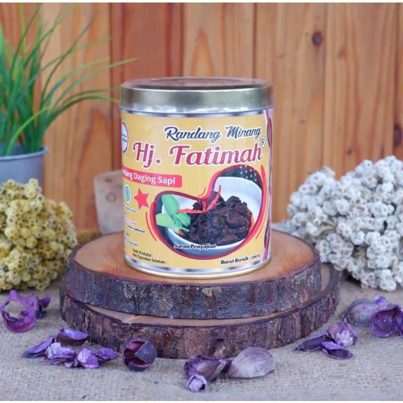 

Rendang Hj. Fatimah 500gr - Oleh2 Minang - Padang