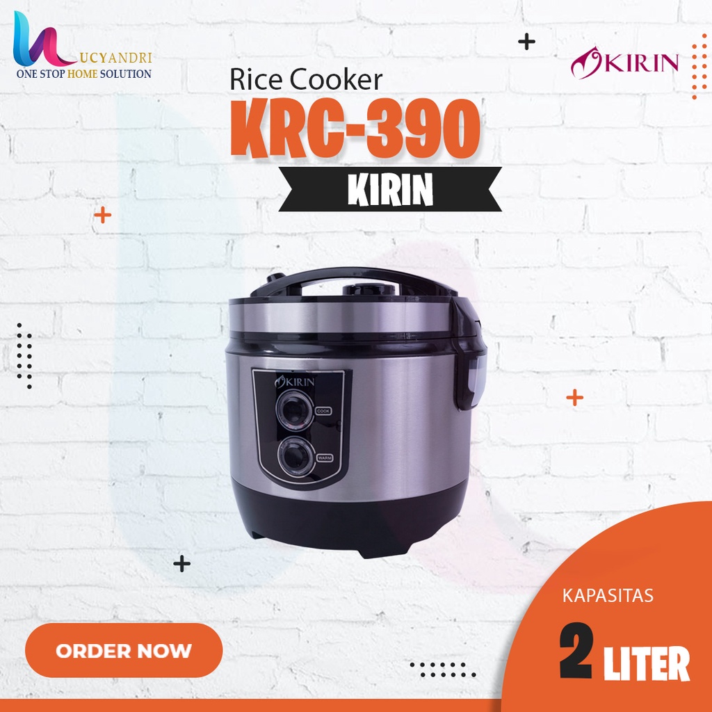 KIRIN RICE COOKER 2.0 LITER | KRC-390 | KRC390 CERAMIC ORIGINAL