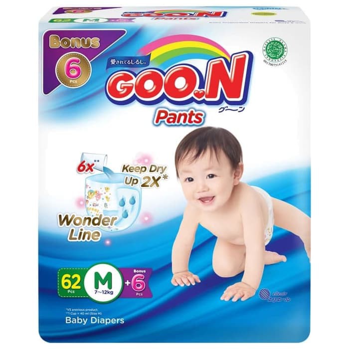 popok bayi diaper bayi Goon Pants M62 L50 XL44 / Goon Pants Excellent Soft