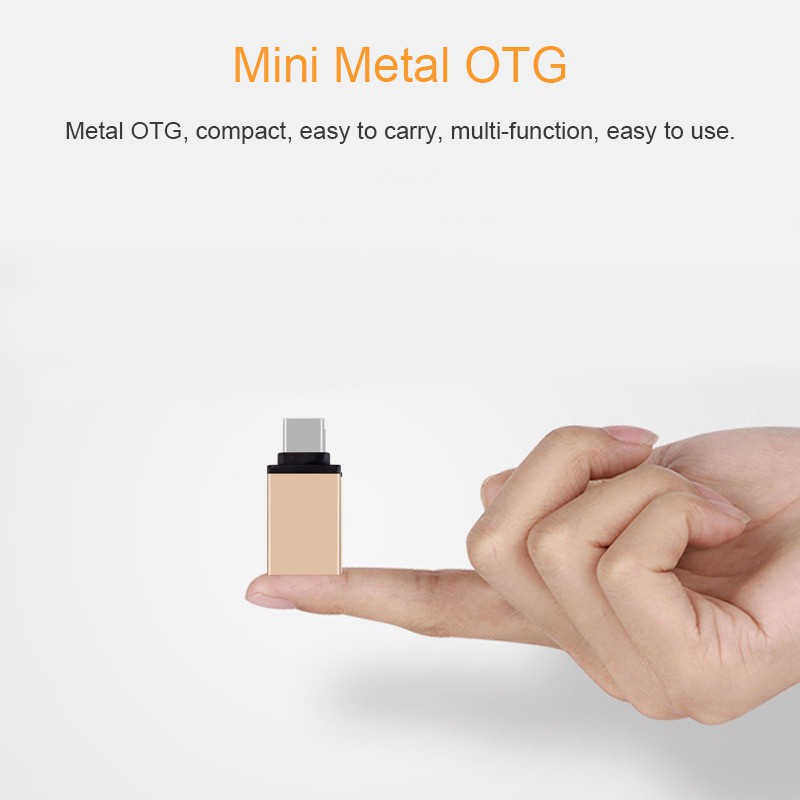 USB Type C to USB 3.1 OTG converter metal bisa colok flashdisk Taffware Bastec A2 jnp