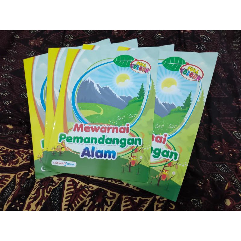 

buku mewarnai pemandangan