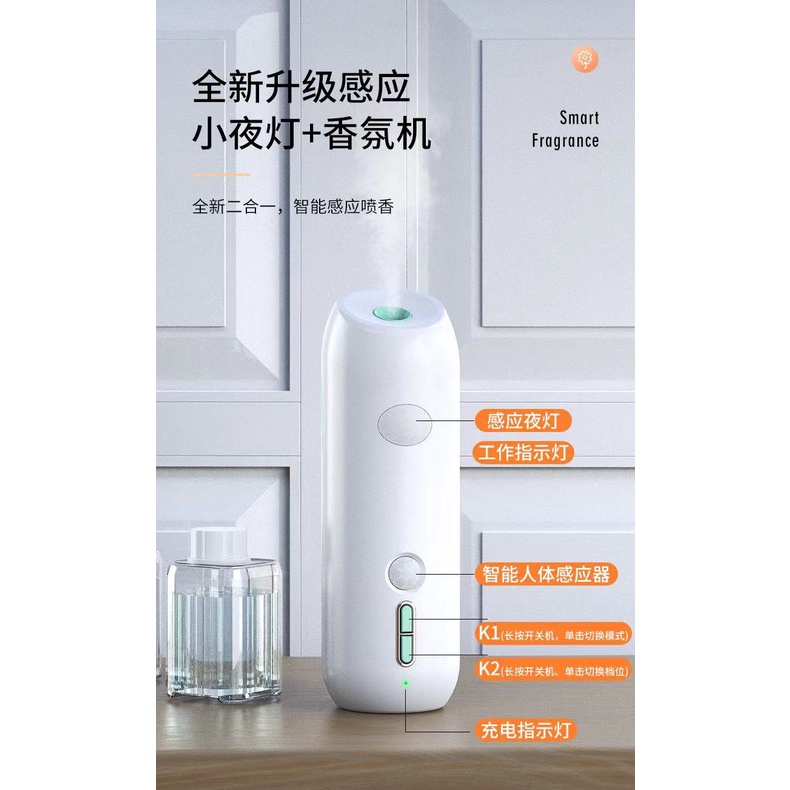 LARISTERUS79 FRAGRANCE MACHINE diffuser mini pengharum mobil pengharum kamar pengharum toilet charger pewangi aromaterapi kamar mandi toilet mobil D001