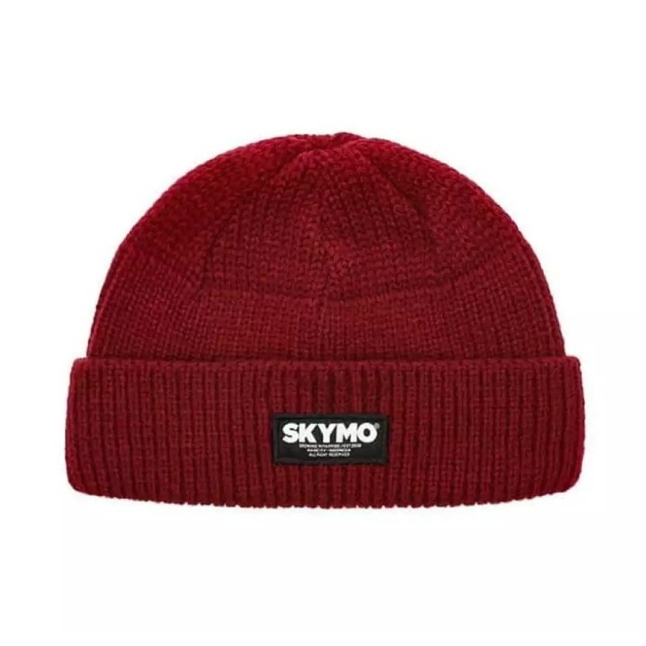 BIG SALE!!! Topi kupluk SKYMO APPAREL Beani Matt Terbaru