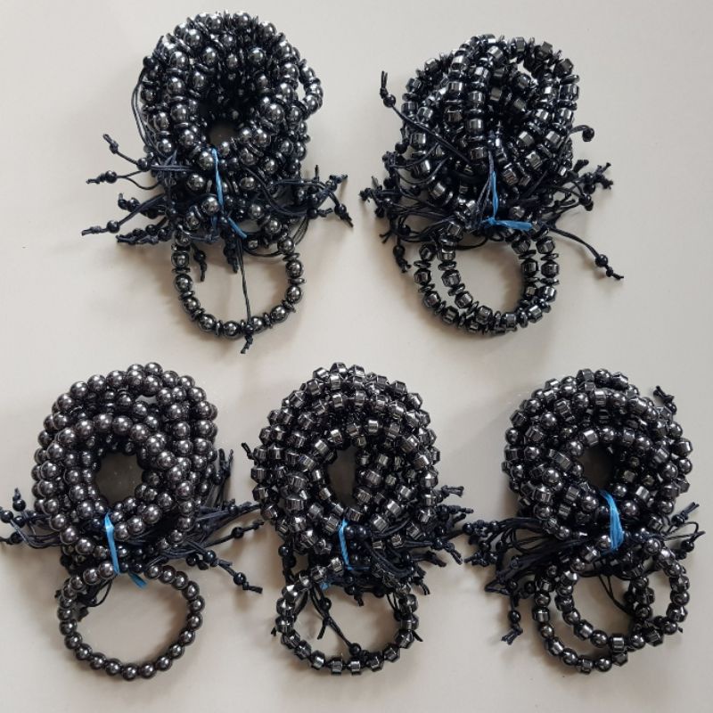 Gelang Blustin BESAR 8mm Batu Bluestin 12buah Kulakan Grosir