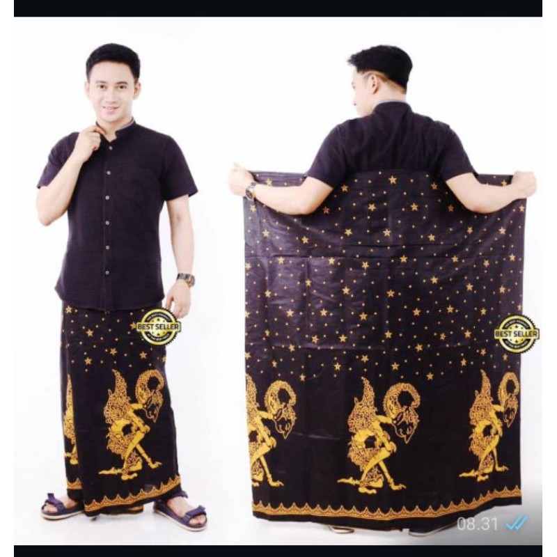 TERLARIS SARUNG BATIK MOTIF WAYANG SEDEKU