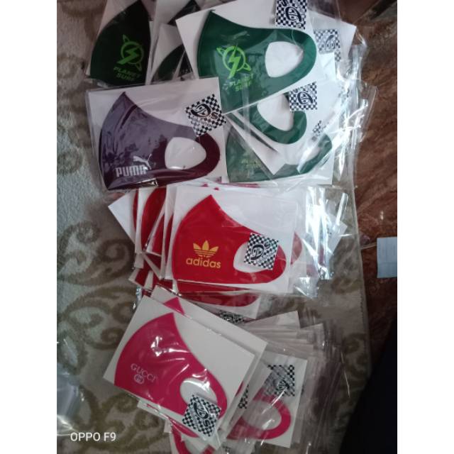 Masker scuba sablon