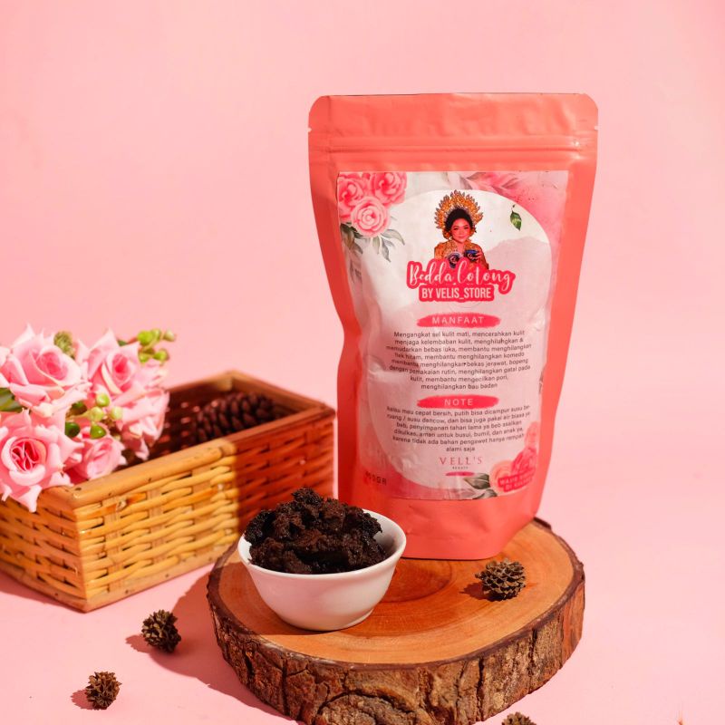 Bedda lotong khas bugis / Lulur Bedda Lotong Velis 450gr / Lulur Velisstore / Lulur Bedda Lotong by 