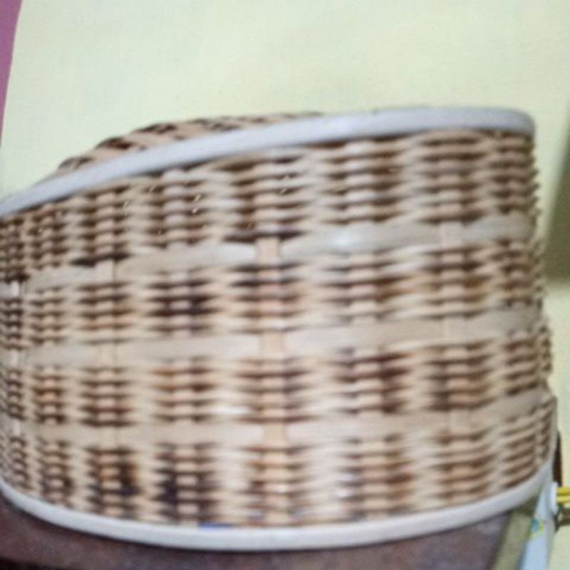 peci rotan model bambu