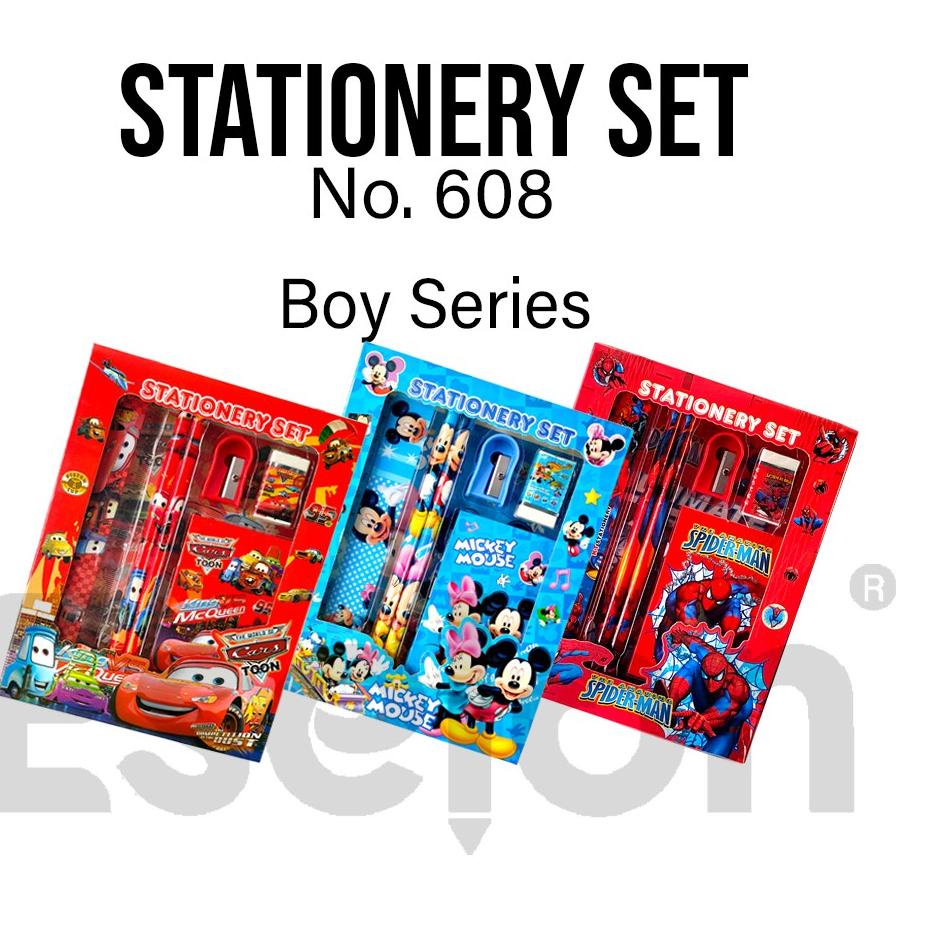 

Paket alat tulis 6in1 NOTES / Alat tulis set karakter / Stationery set + NOTES 608 d43♔