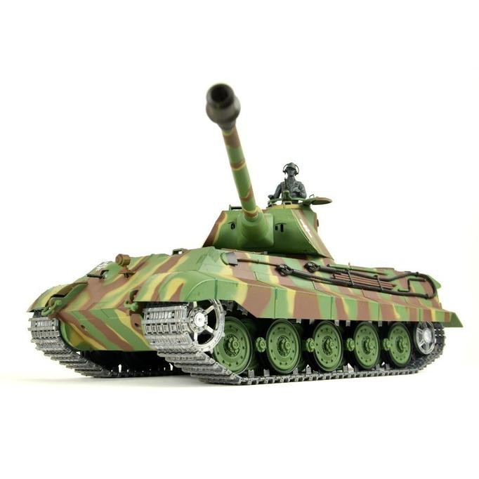 Rc Tank Heng Long German King Tiger 1/16 2.4Ghz (Smoke & Sound)