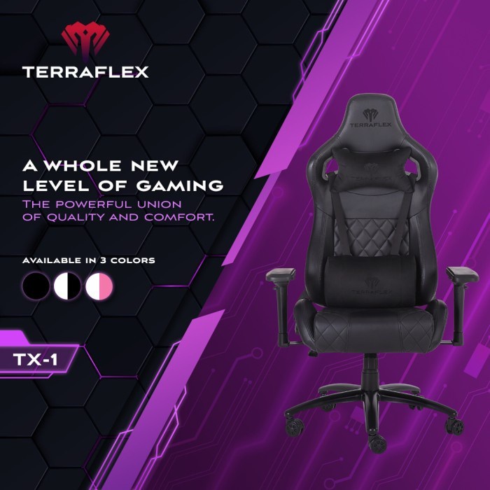 Terraflex TX1 / TX-1 4D Gaming Chair / Kursi Gaming