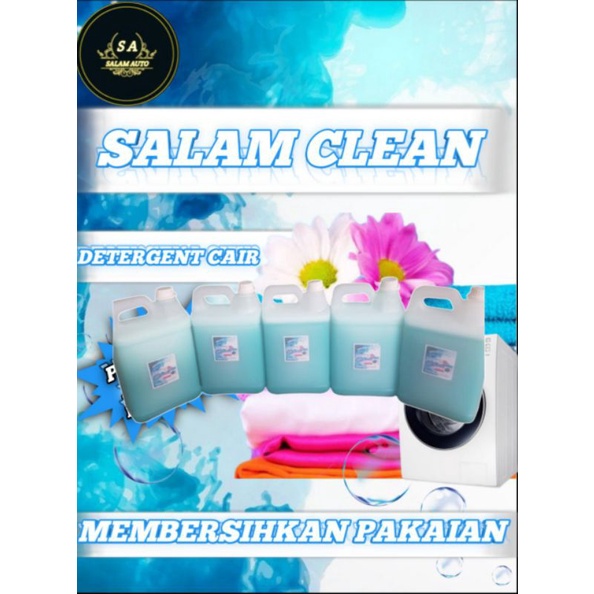 Sabun detergent cair premium laundry 5kg