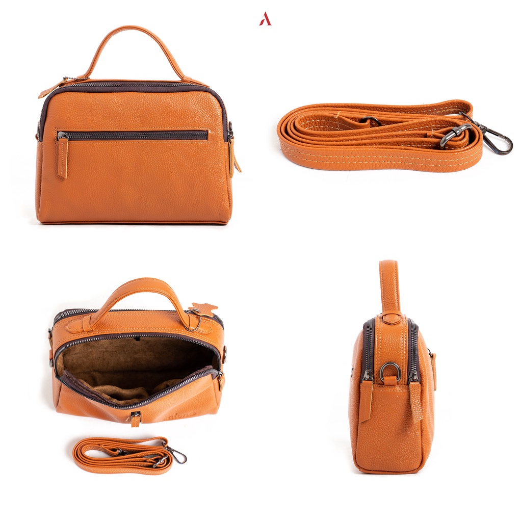 REVEN LEATHER - tas selempang wanita  alona wilona bag kulit asli