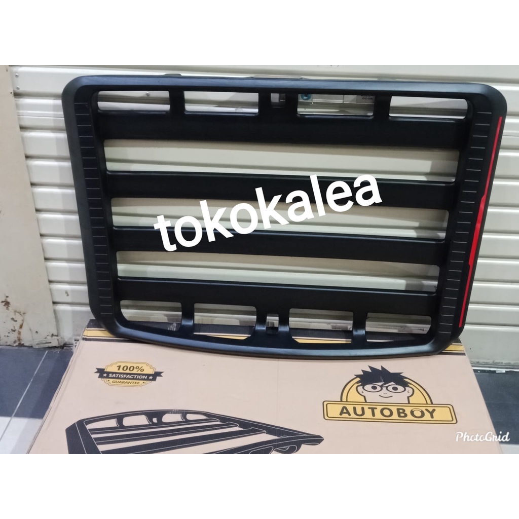 Roof Rack Bagasi Atas Mobil All New Pajero Sport Model Rockford Hitam Rak Bagasi Atas mobil rockford