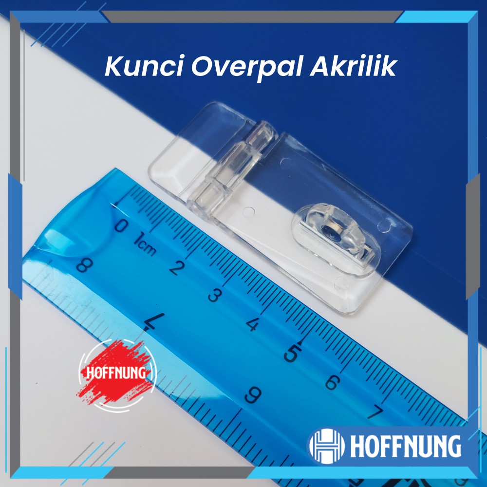 Gembok Akrilik Kunci Akrilik Grendel Bening Lock Acrylic Overpal Latch Box Kotak Amal