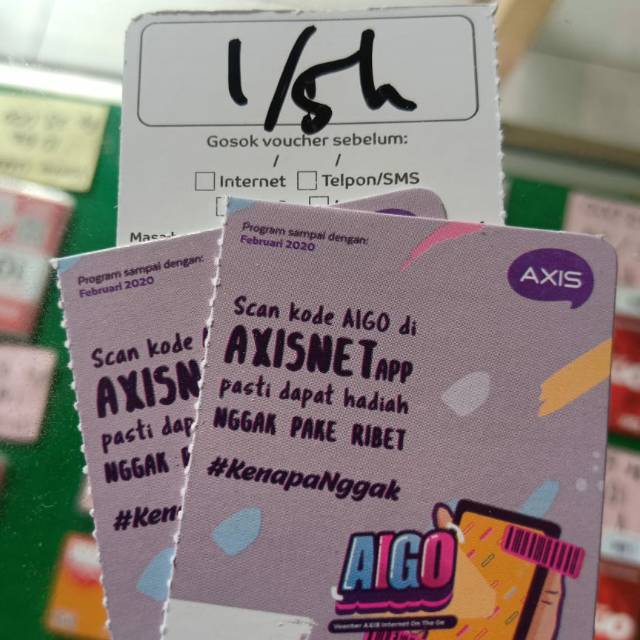 Voucher axis 1 gb/5 hari