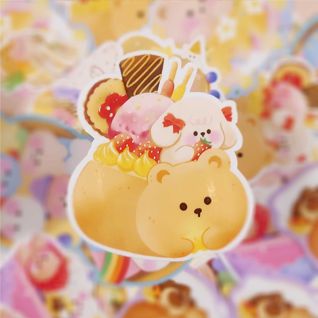 

White Cloud Story Clooverse Bakery Vynil Sticker