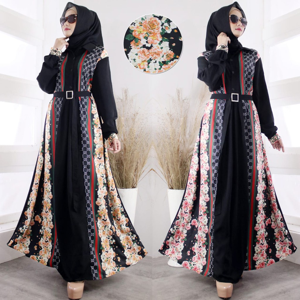  Gamis  Wolfis Gucci  Import  Shopee Indonesia