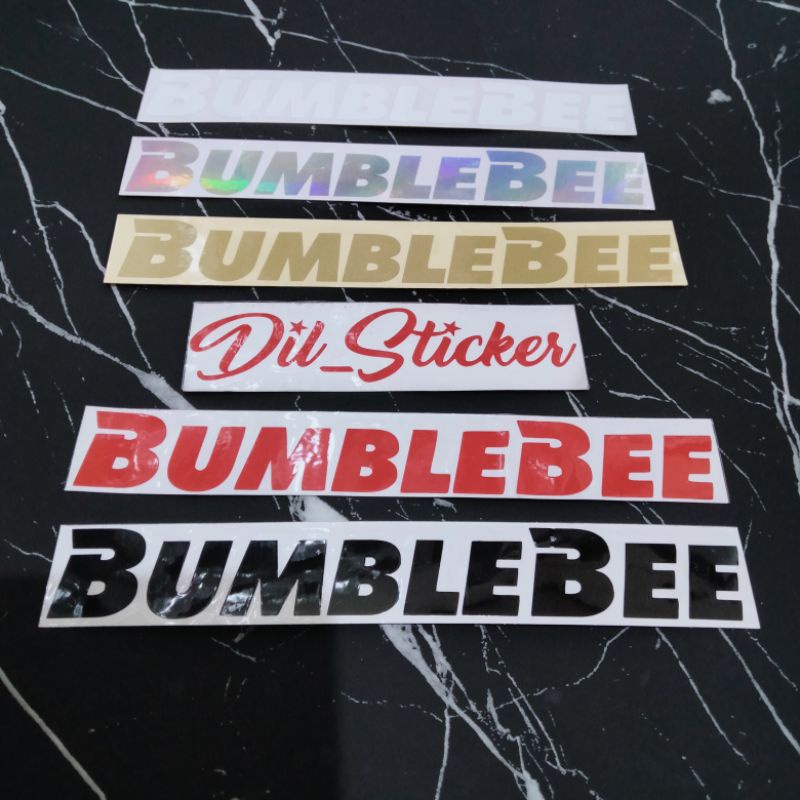 STICKER BUMBLEBEE CUTTING