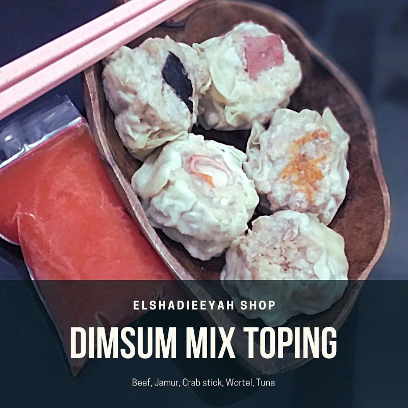 

SHA-Dimsum mix Topping isi 10 pcs (READY TO EAT/SIAP SANTAP)