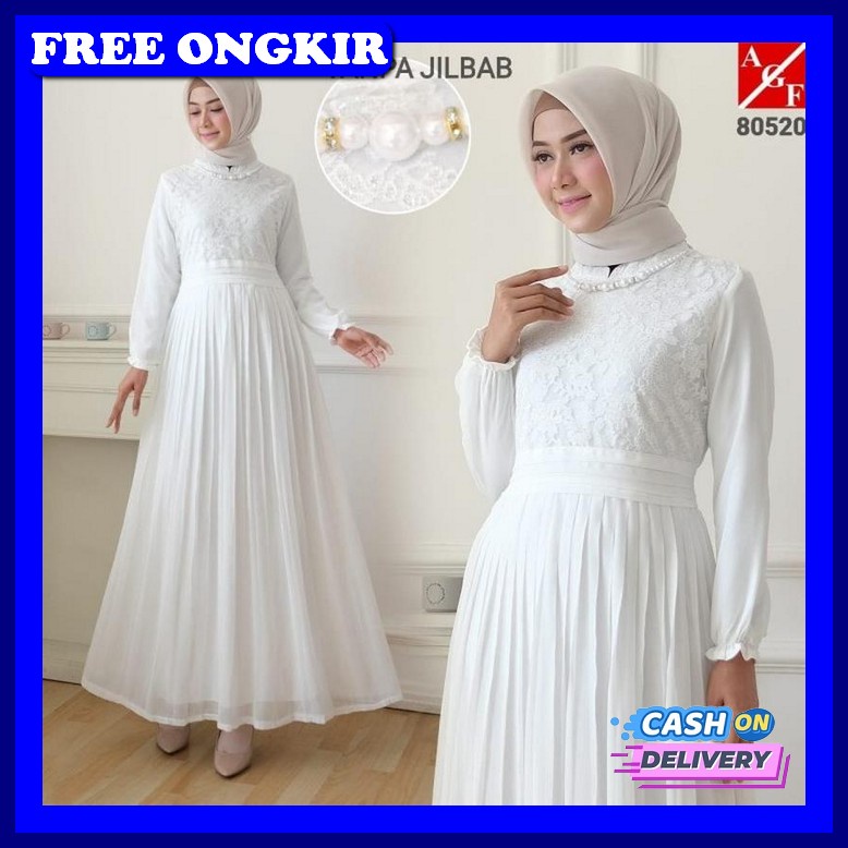 Naura Set Stelan Rok Bahan Wolfis One Set Tunik Rok Gamis Sehari Hari Simple Elegan Wanita Muslim Te