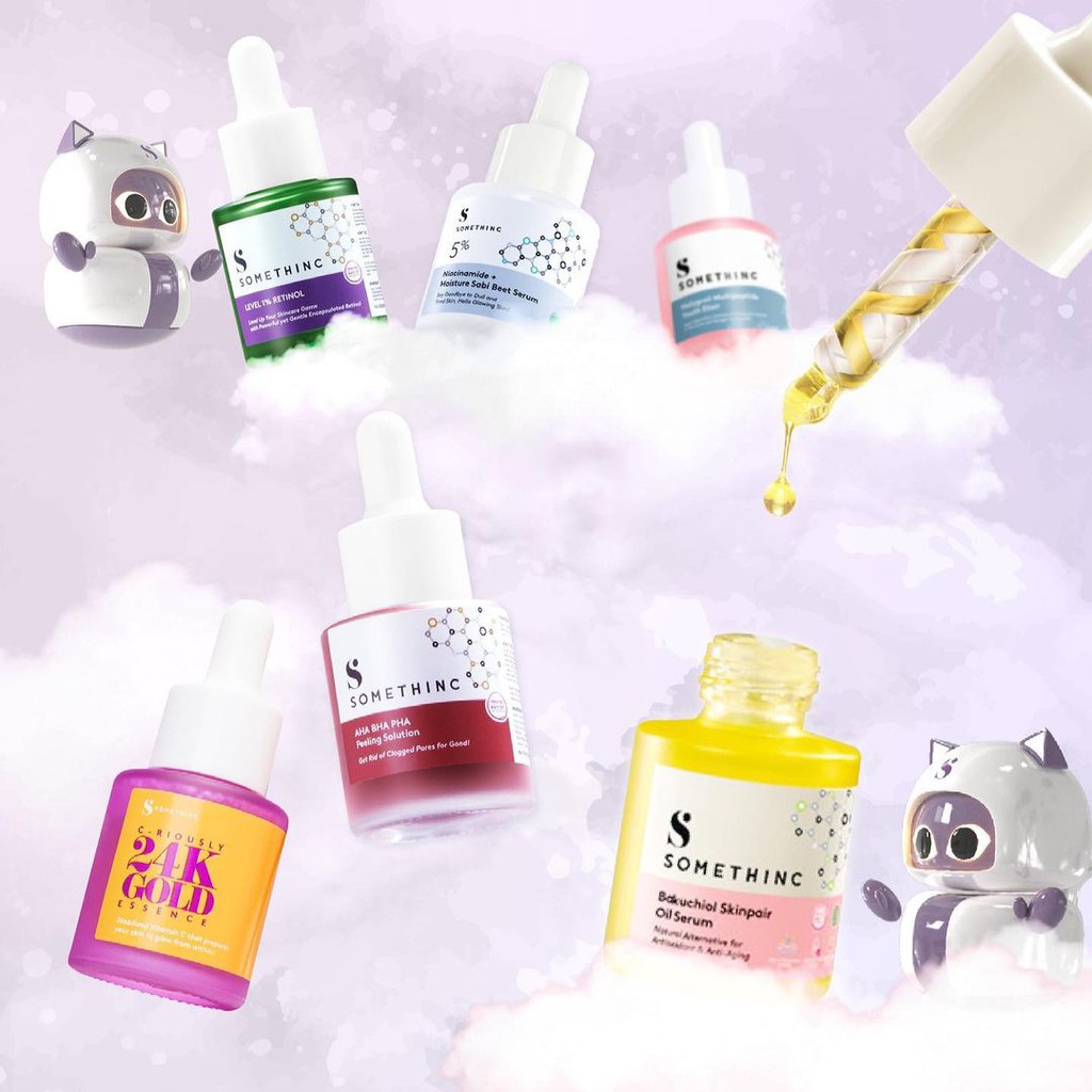 SOMETHINC SERUM HYAluronic B5 Niacinamide sebi AHA BHA PHA Retinol Glow Power bakuchiol EYE