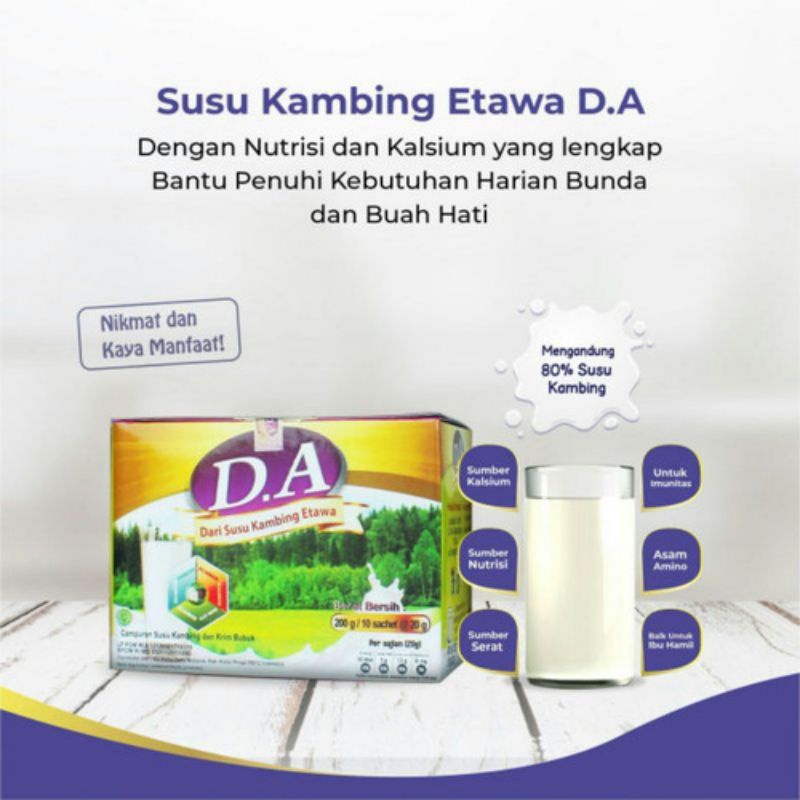 SUSU KAMBING DA D.A D A KOLOSTRUM ANTI VIRUS