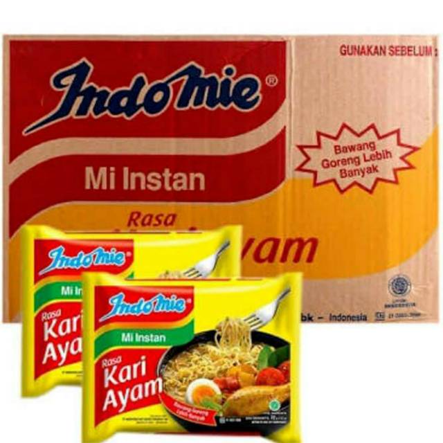 

Indomie Kari Ayam Per Dus Isi 40pcs