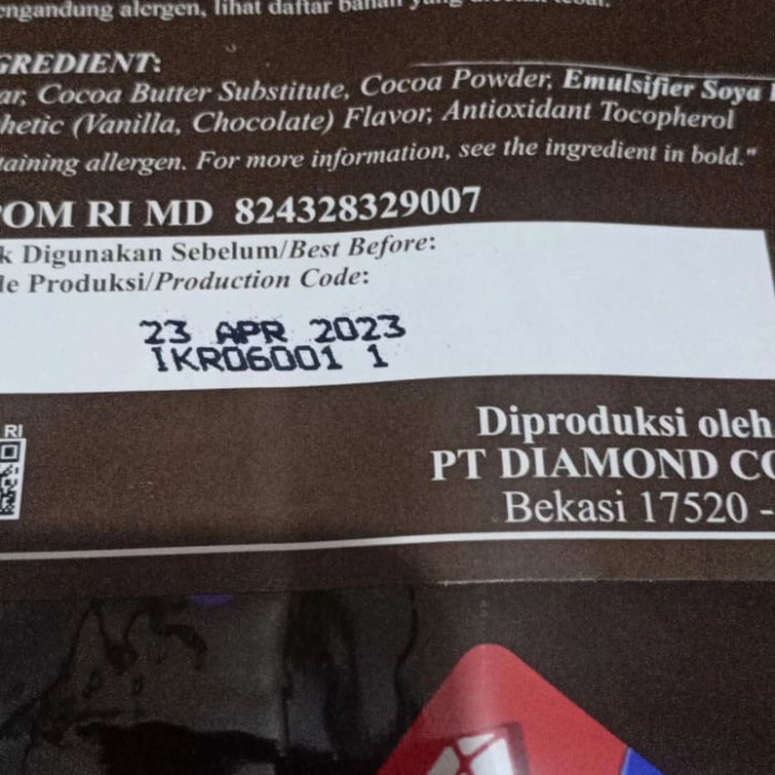 

d00gg Coklat Blok Diamond 1Kg Xz20X1Z11