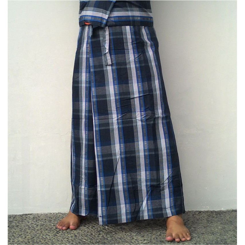 CELANA SARUNG UJE PREVIEW SALUR BIRU KOTAK