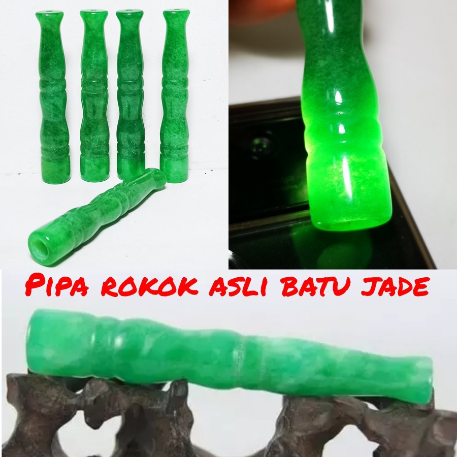PIPA ROKOK BATU GIOK NATURAL
