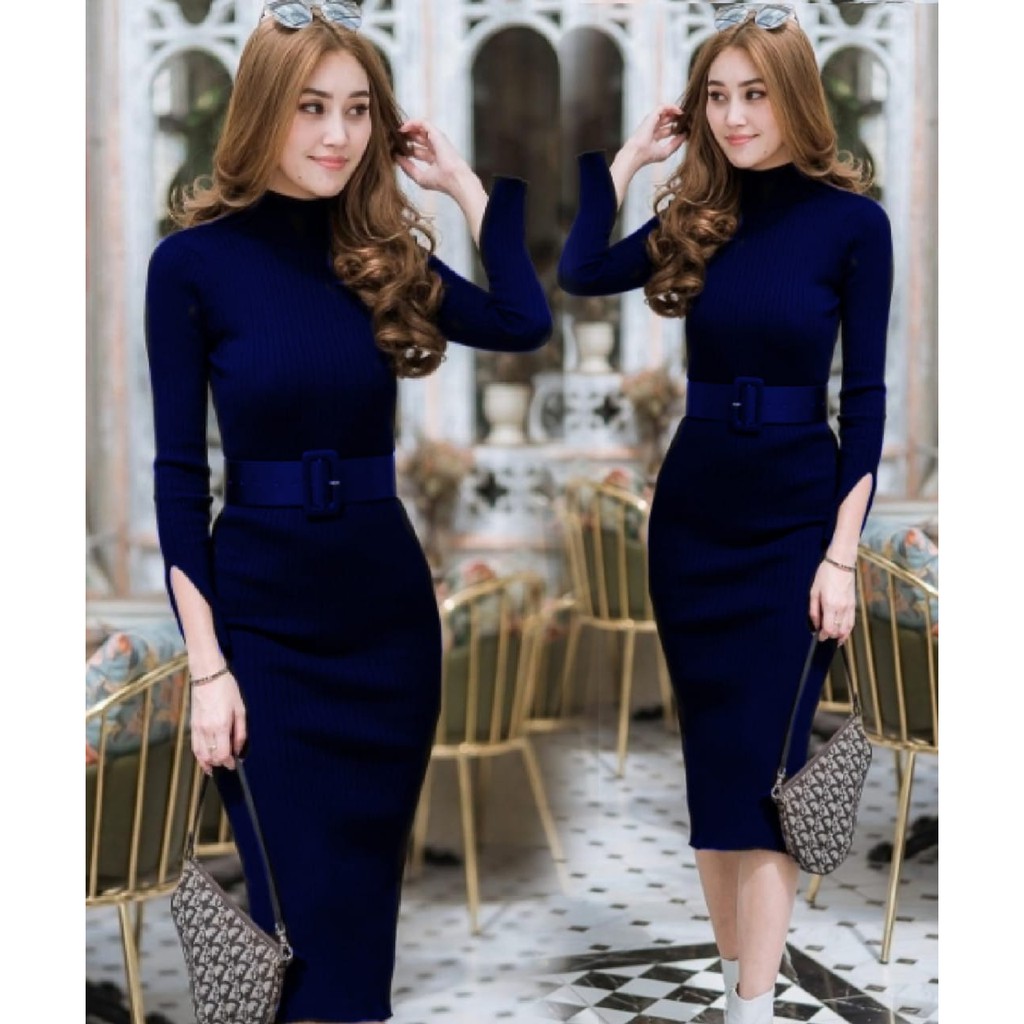 Dress LP Belt Rajut TA9