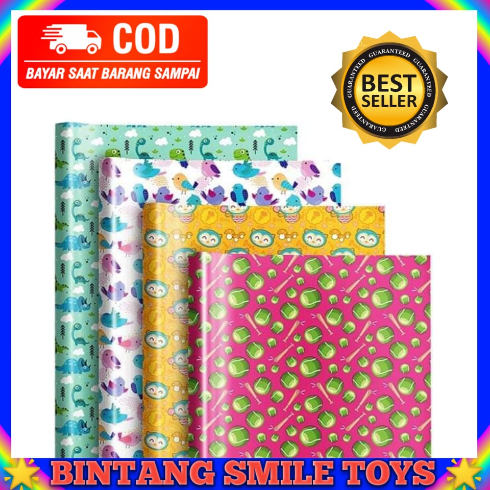 

KERTAS KADO SIDU KIKY UNTUK BUNGKUS KADO MOTIF KARAKTER PROMO TERMURAH COD